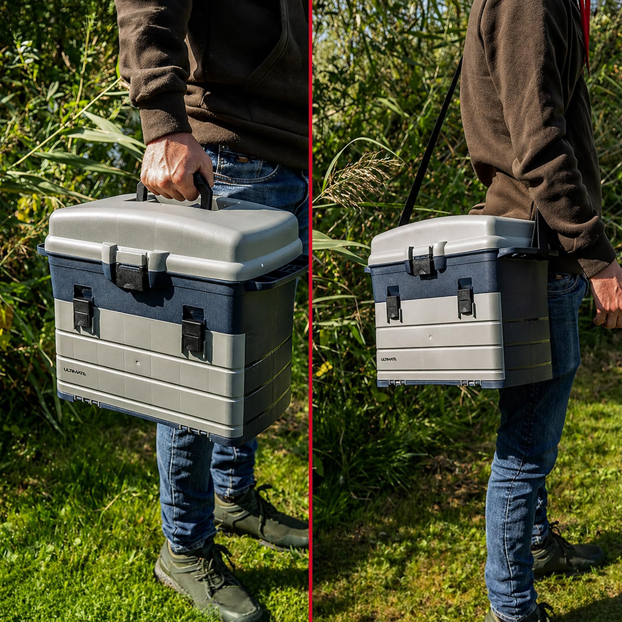 Coffre De Rangement Ultimate XL Avec 3 Boîtes - Mallette De Pêche