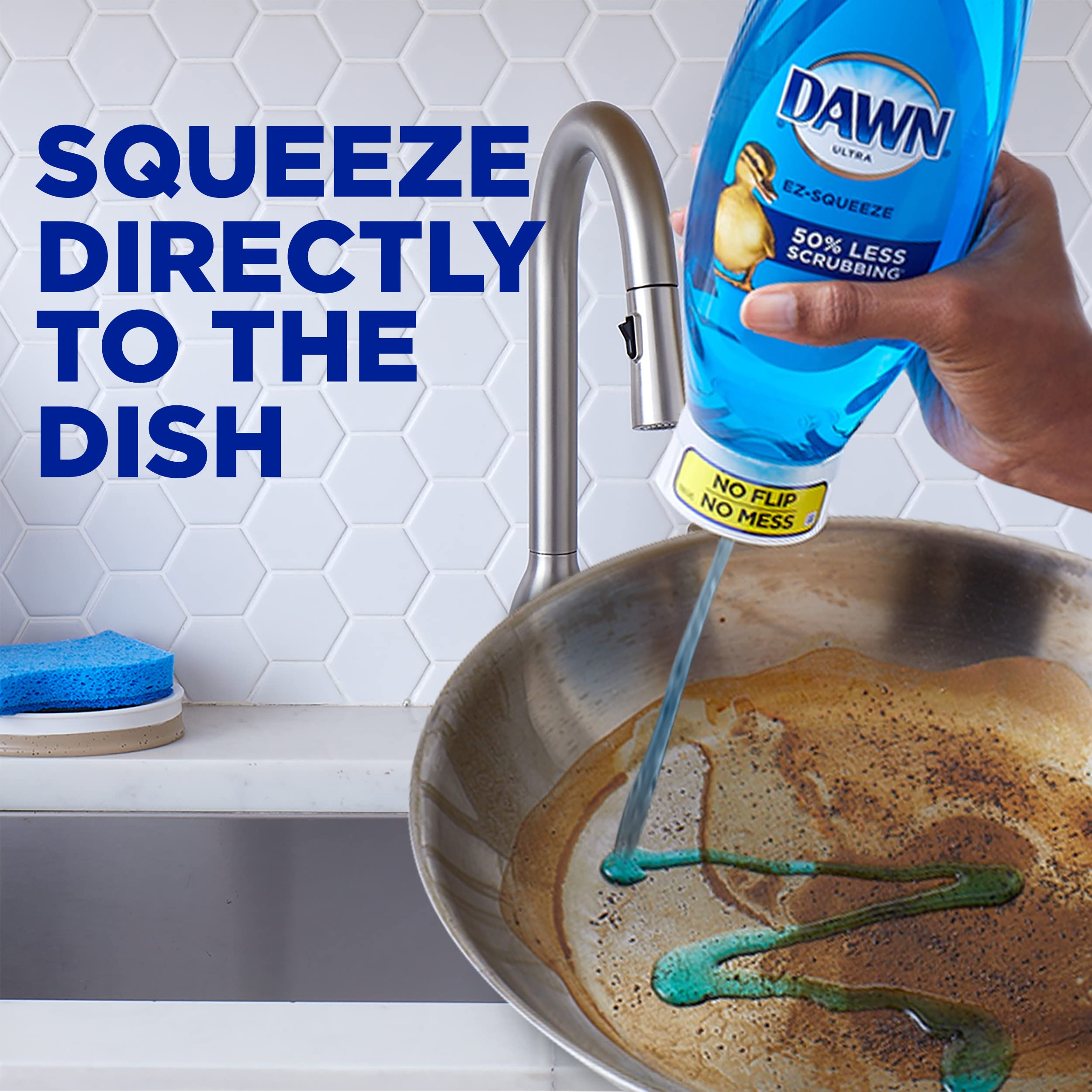 Buy Dawn EZSqueeze Ultra Dishwashing Liquid Dish Soap (322 oz each) + Dawn NonScratch