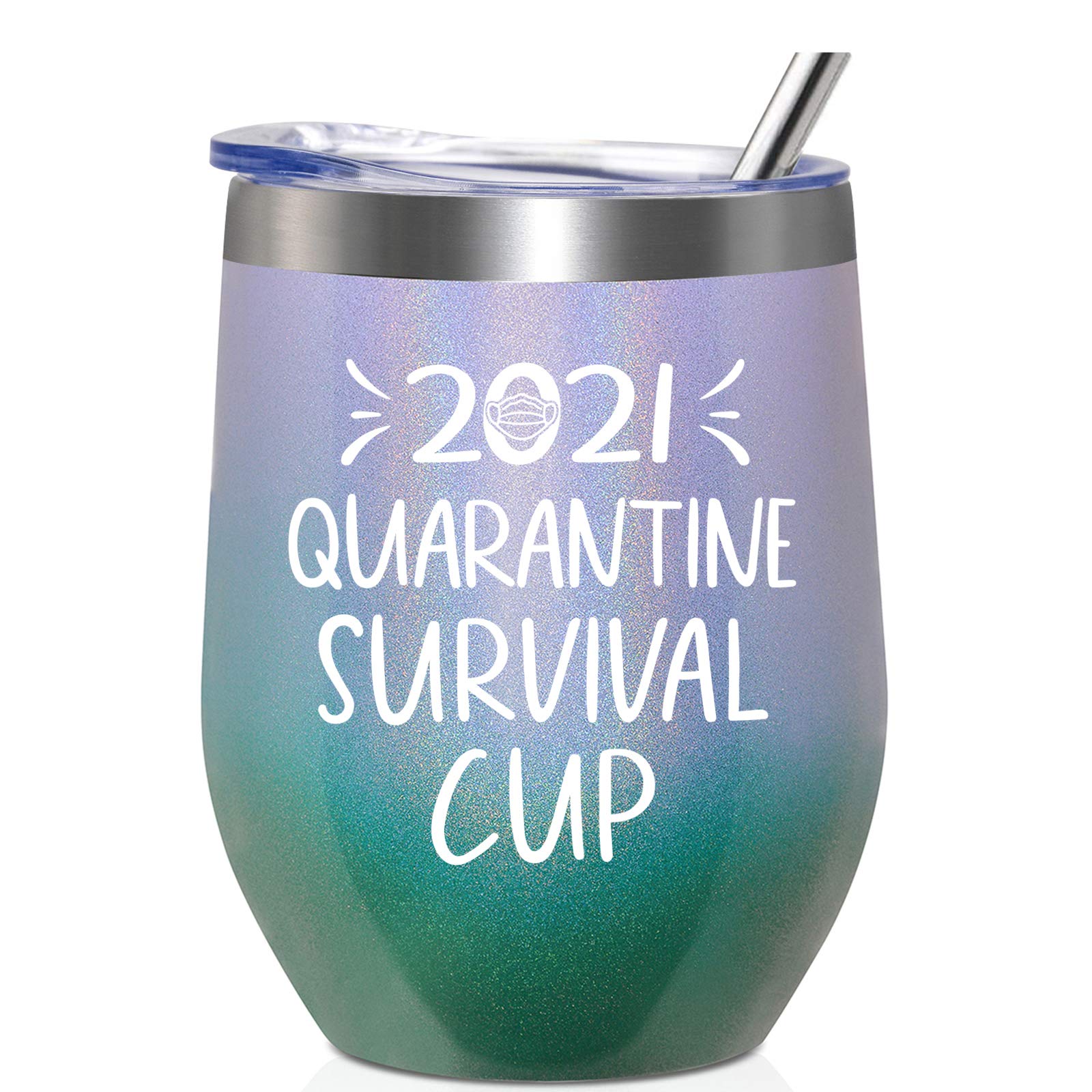 Buy 2021 Quarantine Survival Cup Gifts for Women, Men, Friend, Sister