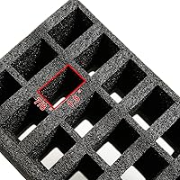 Vista 5 de Aolamegs 24 revisteros de espuma de lata de munición de .50 Cal (precortado, espuma de grado militar)