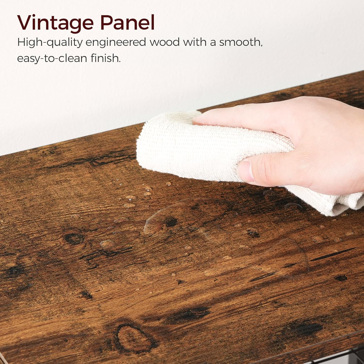 8 Tier Narrow Shoe Rack Organizer, Tall Slim Shoe Storage for Small Space, Holds 8-16 Pairs, Metal Shoe Shelf with Wooden Top for Entryway Closet Bedroom, Rustic Brown and Black SRHR08401