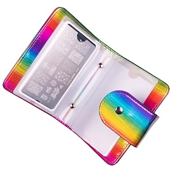 Whats Up Nails - Rainbow Plate Organizer Storage for Stamping Plates