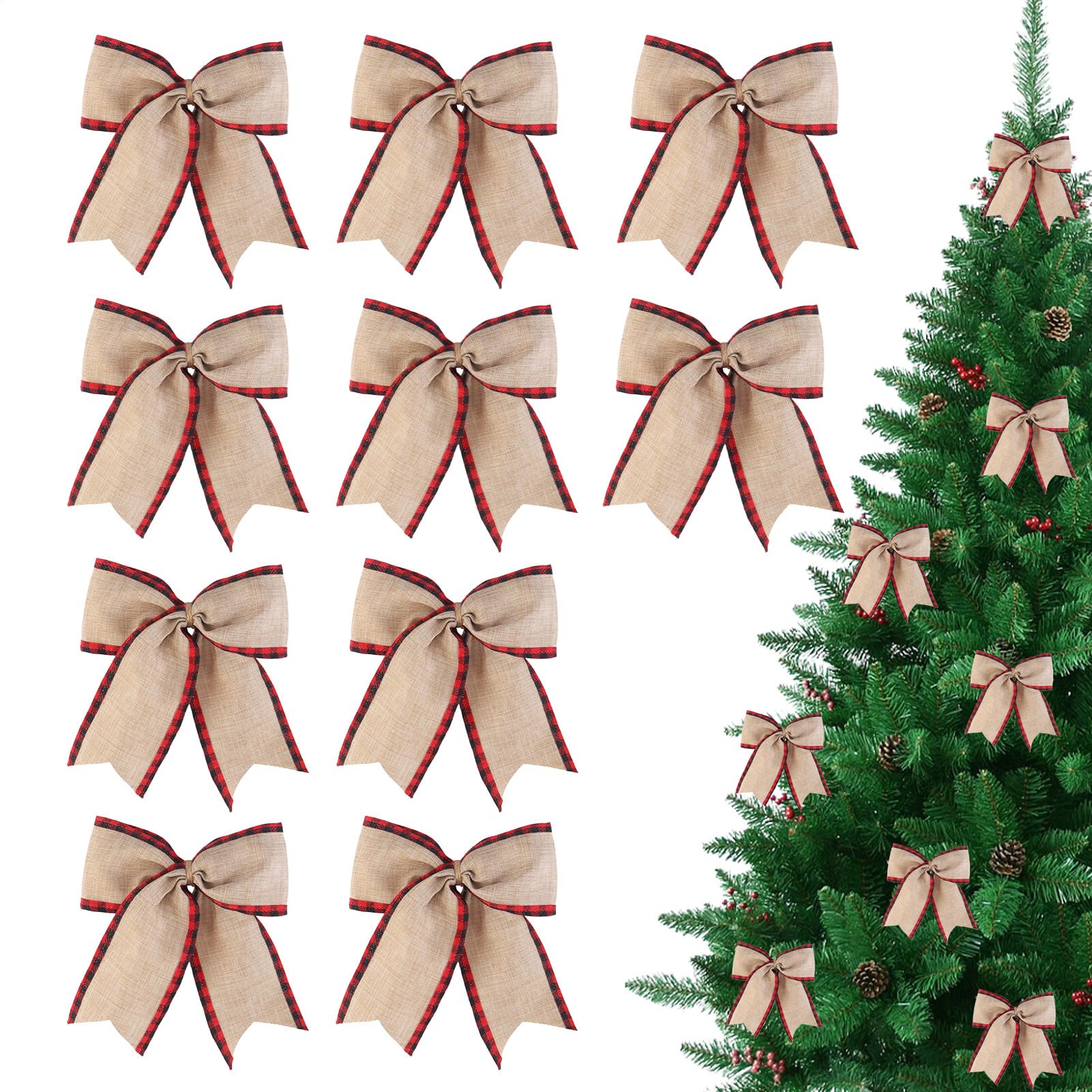 Lazos navideños vintage Ungtyb para decorar tu chimenea este invierno