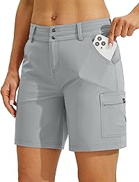 Kurze Damen Cargo Golfhose