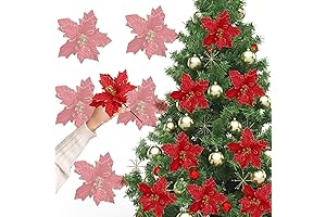 CEKENE Christmas Poinsettia Flowers