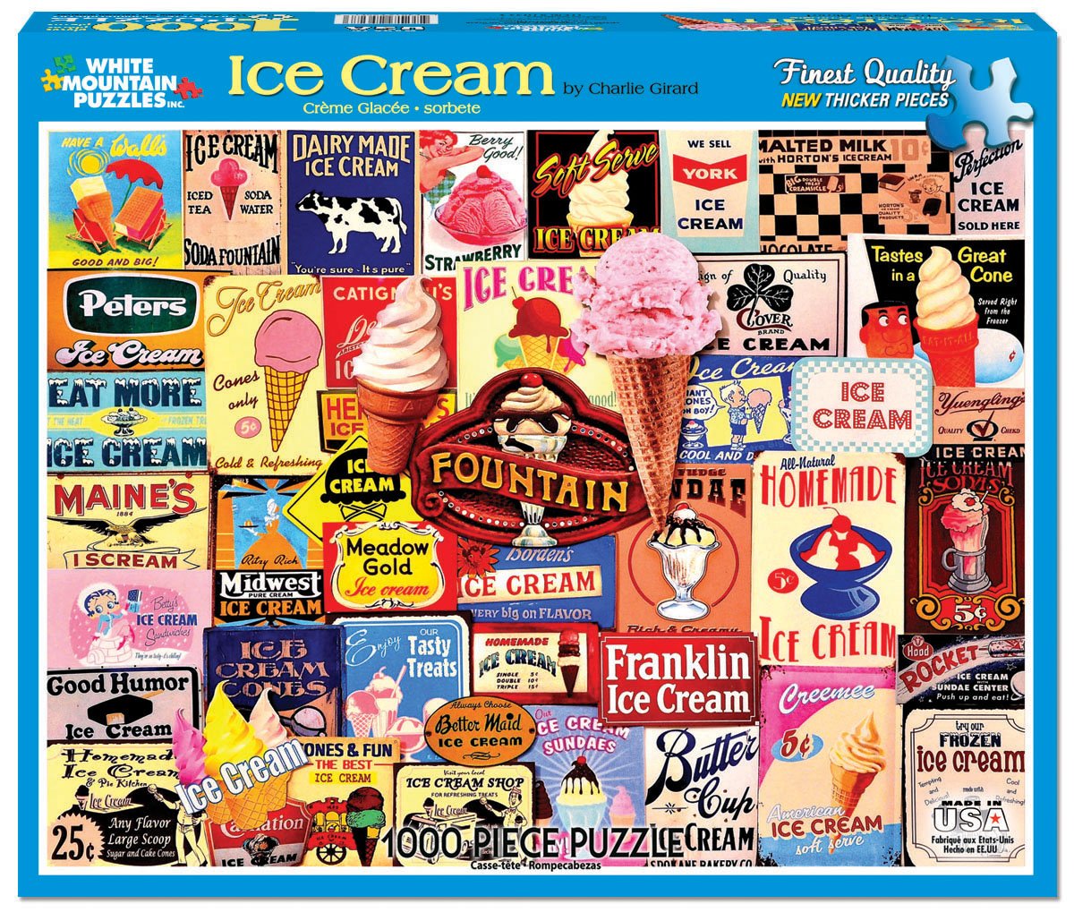 White mountain ice cream puzzle Outlet
