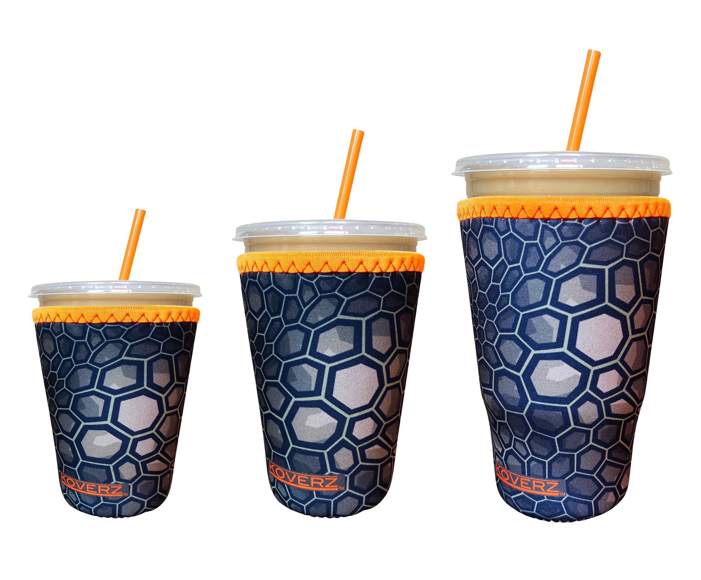 3-Pack Iced Coffee Sleeve SET OF 3 - Camo Green
