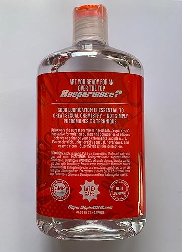 Miniatura 2 de Lubricante de silicona prémium galardonado desde 2013 por SuperSlyde. Lubricante sexual personal para mujeres y hombres. Uso anal, vaginal o de