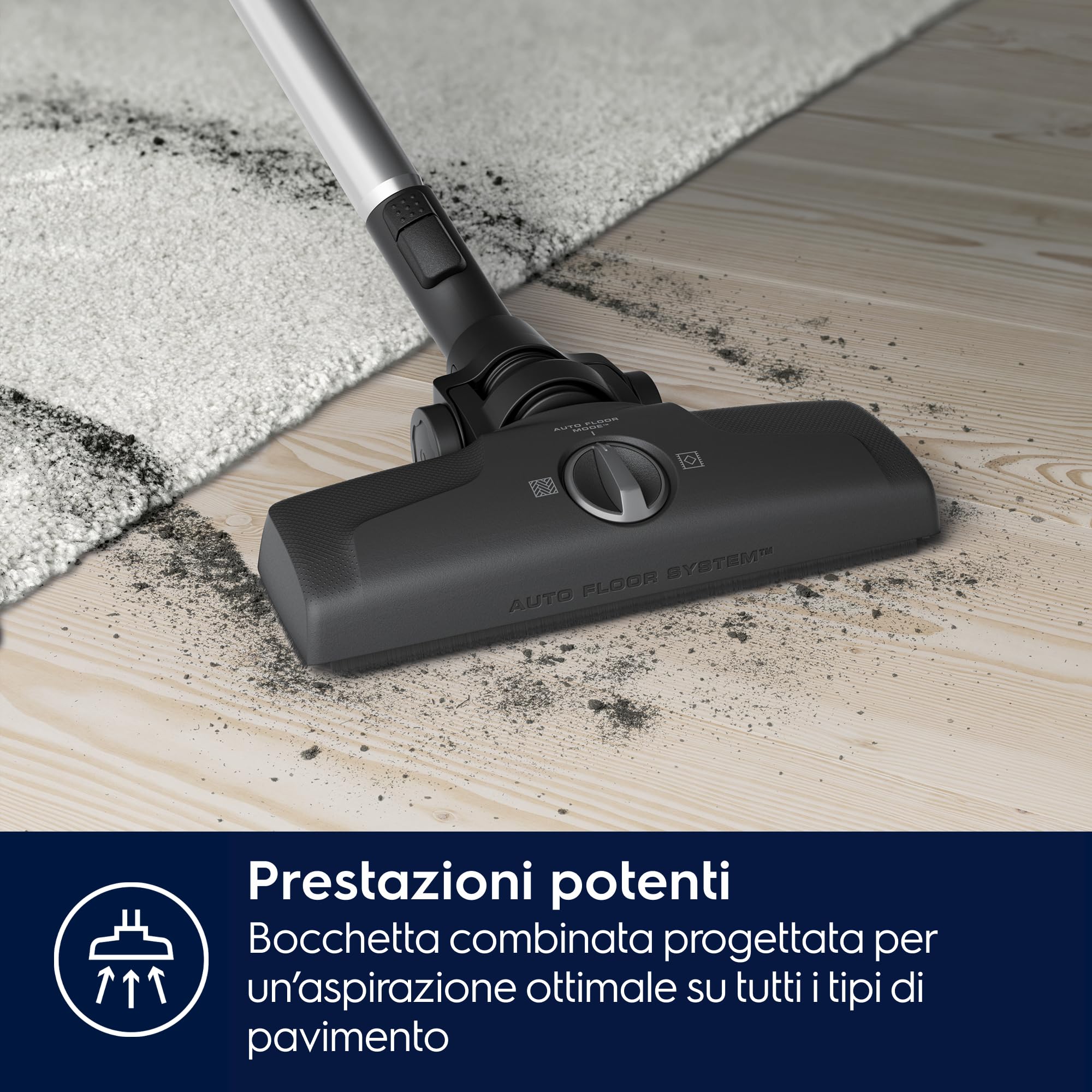 Electrolux EL61A4UG Aspirapolvere senza sacco Serie 600, Aspirapolvere Potente 700W con Accessori, Elevata Filtrazione, 1.6 Litri, 74 dB(A), Urban Grey