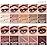 LUXAZA 10PCS Eyeshadow Stick,Shimmer And Matte Brown Metallic Eye Shadow sticks Set,Cream Eyeshadow Pencil Crayon with Smudge-proof & Waterproof,Eye Brightener Stick