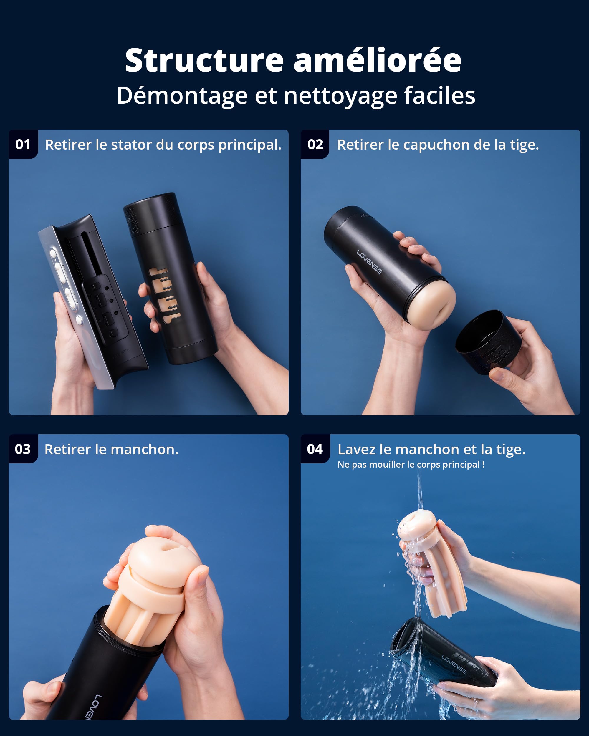 LOVENSE Solace Pro Masturbateur Automatique Homme Masturbateurs Masculins avec AI Sync App à Distance Masturbeuse Mains Libres Modèles de Succion illimitée Vaginette Ultra Réaliste Sextoyse Homme | Masturbateur Masculin AI Sync, Contrôle via Application,