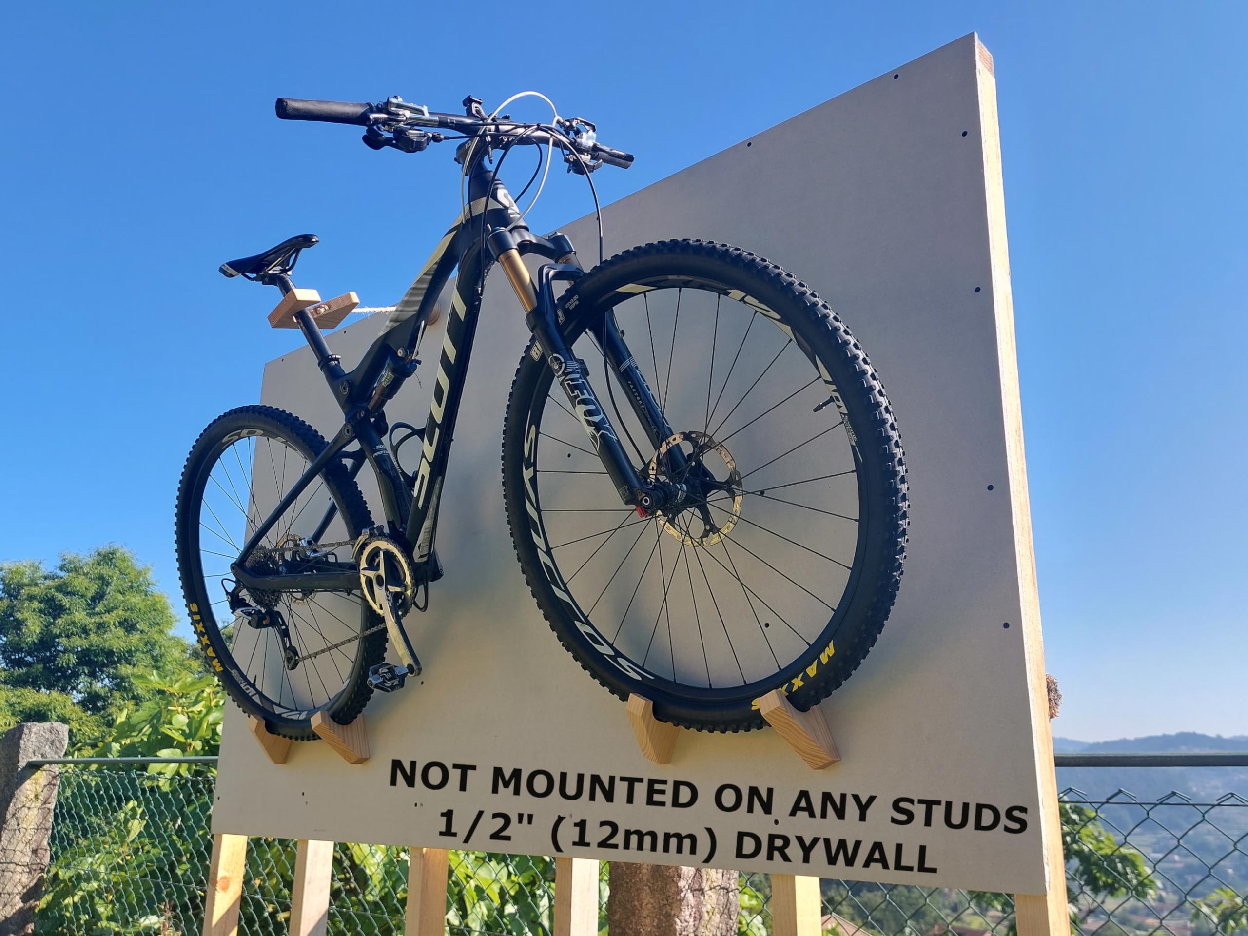 Fahrrad Wandhalterung - Einzigartiges & elegantes All Wood Bike Storage System Kompatibel für alle Fahrräder, sogar E-Bikes Ideale ECO Fahrradaufbewahrungslösung für Ihr Zuhause, Garage oder Büro.