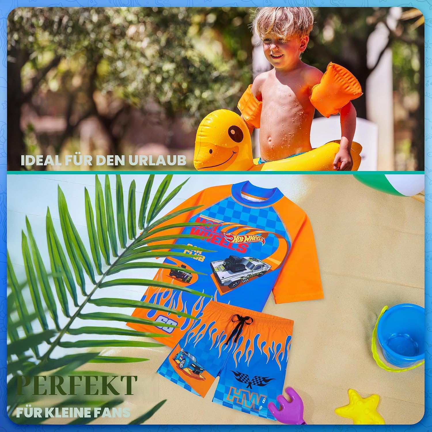 Blue/Orange Hot Wheels