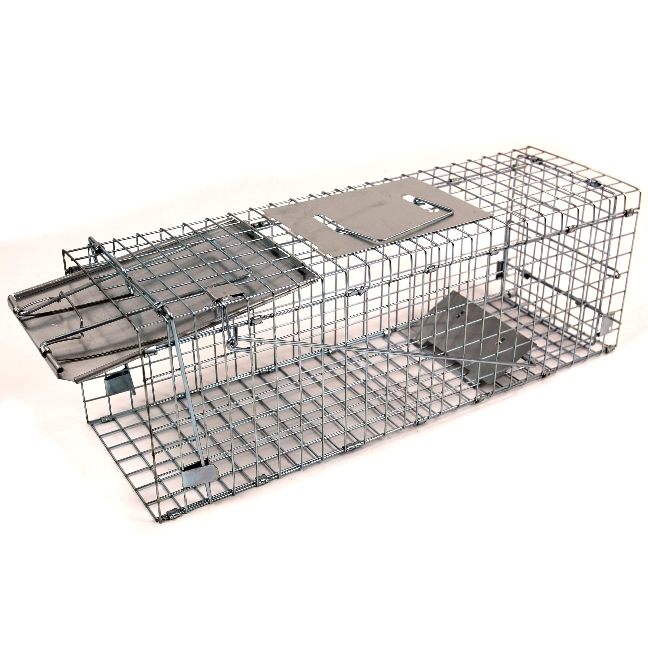 Actiaspet - Heavy Duty Rat Trap/Metal Live Catch Cage with Transport Handle Poison Free Humane Rodent Catcher