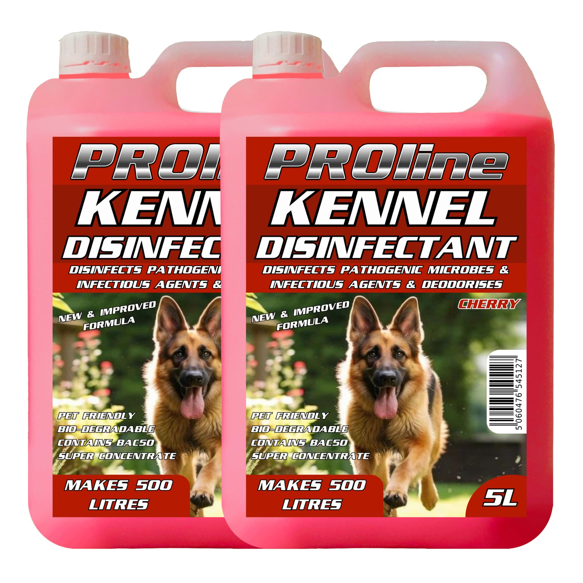 PROline Kennel Disinfectant 10L Choice of 5 different Scents, Odour Neutralisers (Cherry)