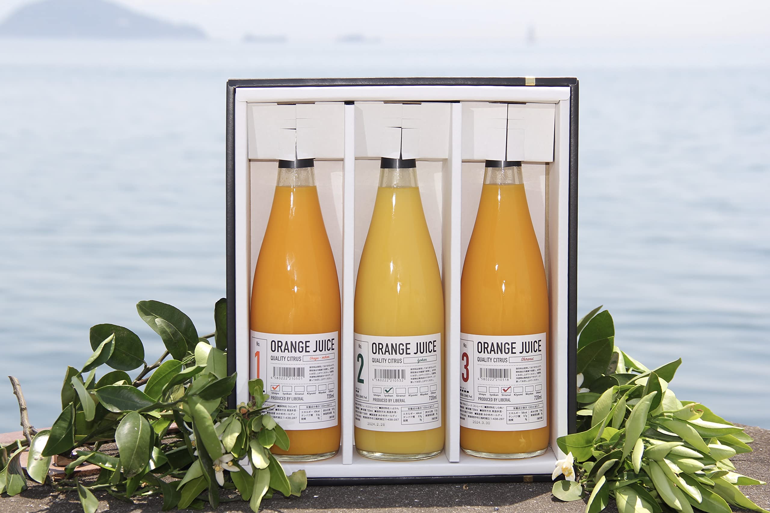 愛媛 みかんいよかんジュース Amazon co jp ESC愛媛の3種類の品種飲み比べ