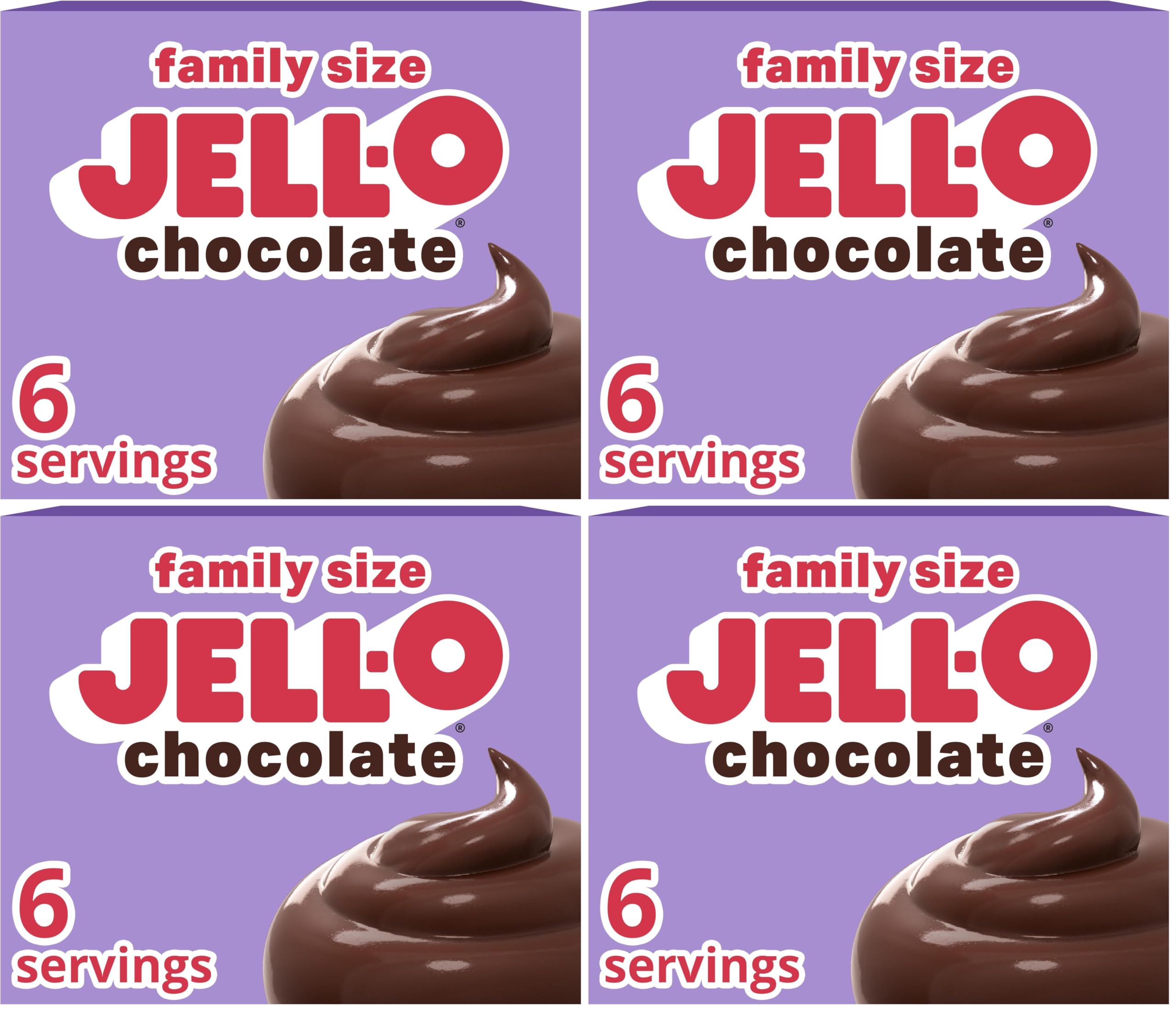 Jell-O 5.9 Ounce (Pack of 4) / 0 / 1 Pudding Mixes