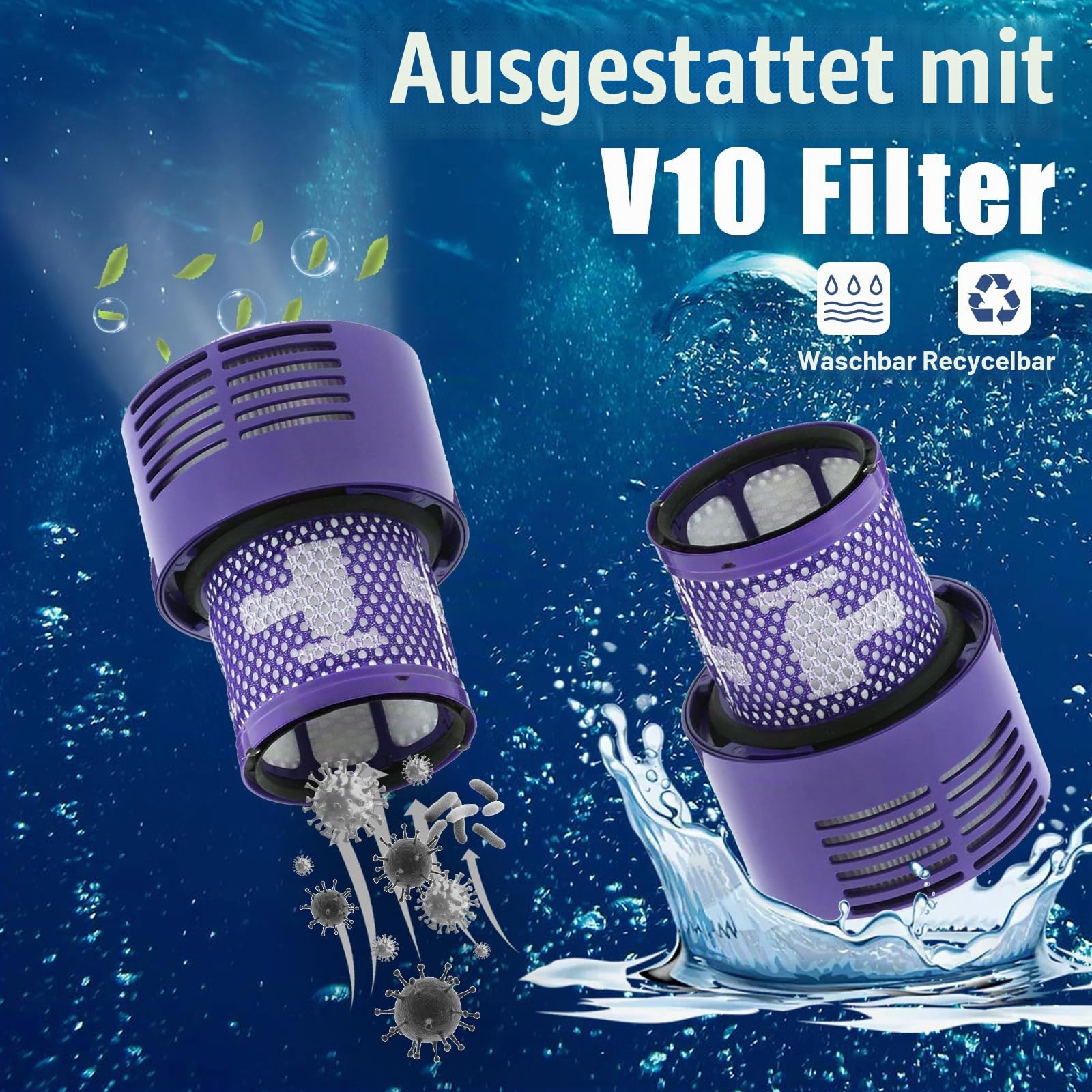 V10 Li-ion Akku Ersatzakku für Dyson V10 Akku