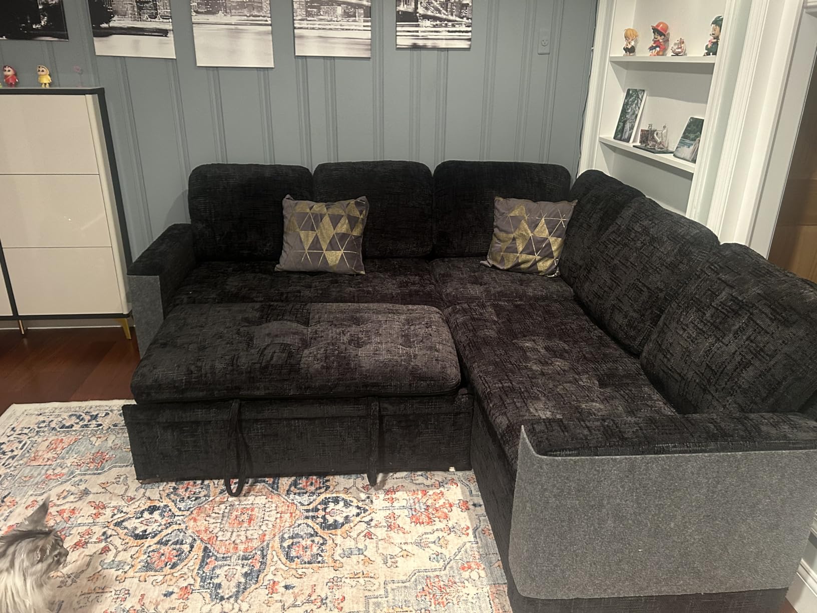 $42/mo - Finance Vipbear 8 Seat U Shaped Modular Sectional Sleeper Sofa ...