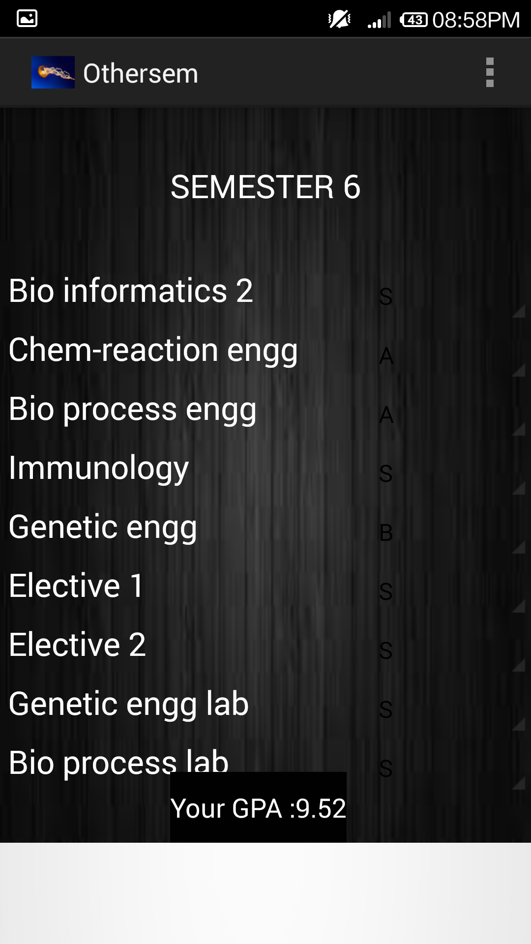 BioTech GPA Calculator Anna University App on Amazon Appstore