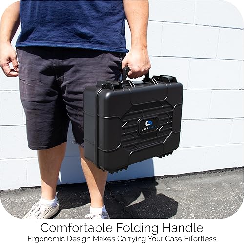 Miniatura 6 de CASEMATIX Estuche de transporte para impresora portátil compatible con impresora móvil inalámbrica HP Officejet 250, cartuchos de tinta y cable de