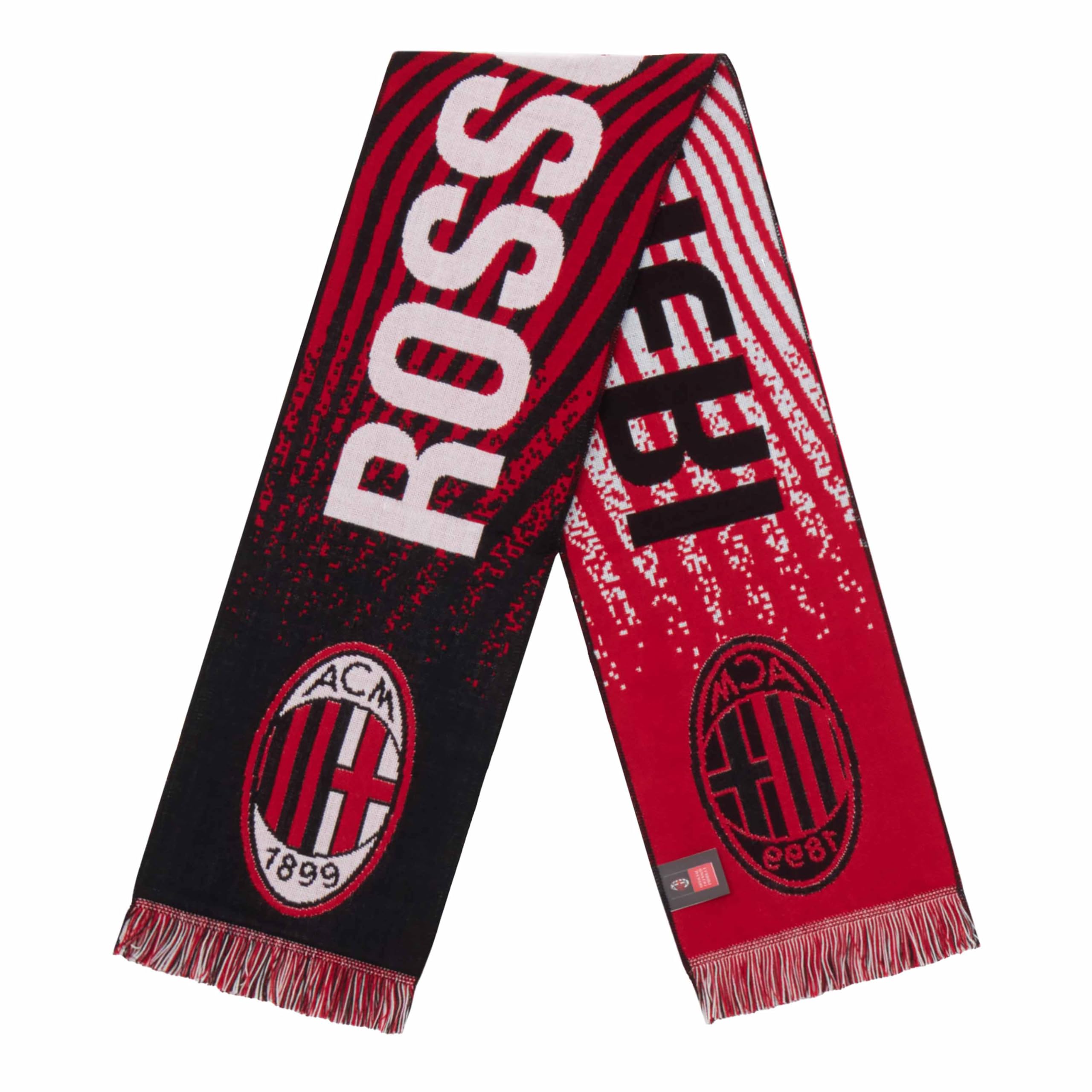 ZeroPlayer Oficjalny szalik rurowy AC Milan Uniseks Oficjalny szalik Ac Milan (1 w zestawie)