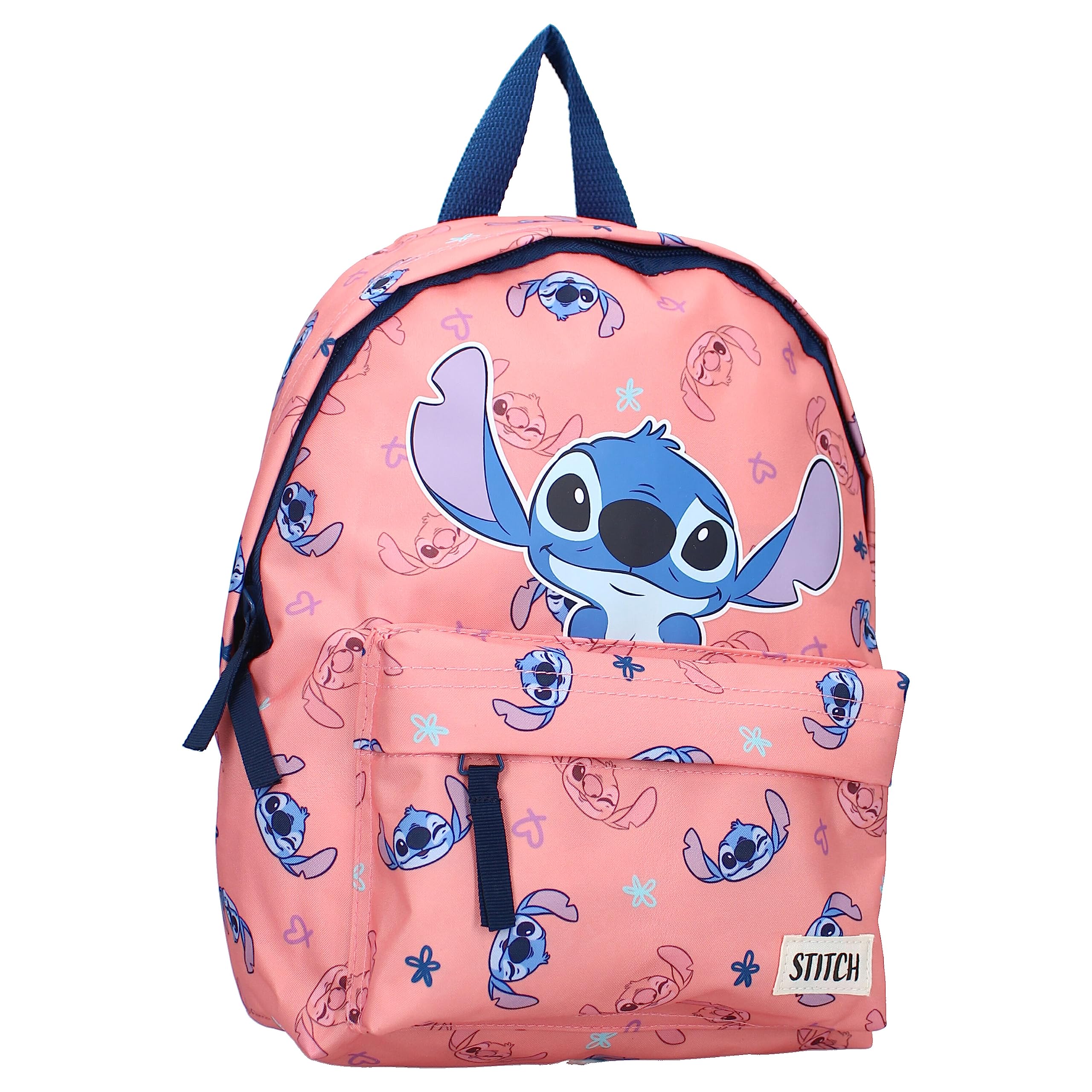 Sac à dos STITCH Clin d' il Made for FUN par Disney Lilo & Stitch Sac à dos pour enfants | école maternelle couleur pêche dimensions 31 x 22 x 9 cm, pêche, taille unique
