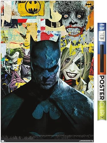 Miniatura 99 de Trends International DC Comics Batman - Póster de pared, 34 pulgadas de largo x 22.4 pulgadas, versión enmarcada en negro Versión con marco negro