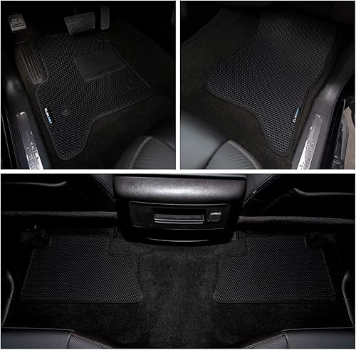 Miniatura 10 de CLIM ART Honeycomb FL041517081 - Alfombrillas de automóvil de ajuste personalizado para Audi Q7 2017-2021, primera y 2 fila, para todo tipo de