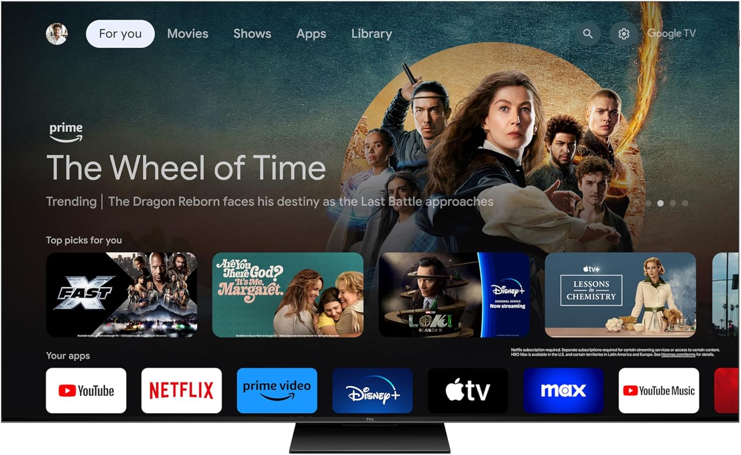 TCL 85-Inch QM7 QD-Mini LED QLED 4K Smart TV with Google TV (85QM751G, 2024 Model) Dolby Vision IQ, Dolby Atmos, HDR, Game Accelerator up to 240Hz, Voice Remote, Works with Alexa, Streaming Television - Image 5