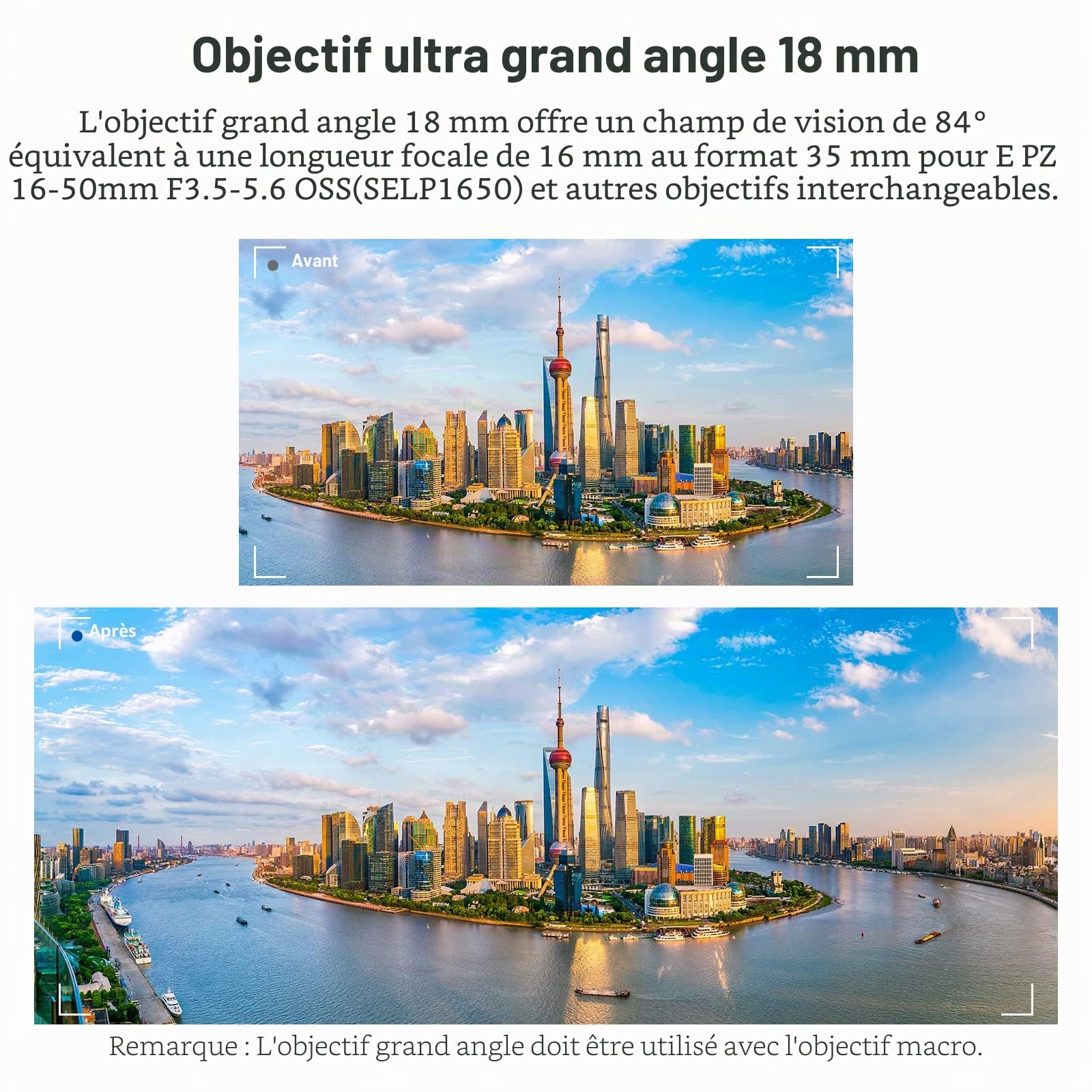 NEEWER Objectif Grand Angle HD 40,5mm Compatible avec Sony ZV-1F ZV-E10 A5000 A6000, Objectif supplémentaire 2 en 1 Grand Angle 18mm et Macro 10x avec Adaptateur d'objectif à baïonnette (LS-30, Noir)