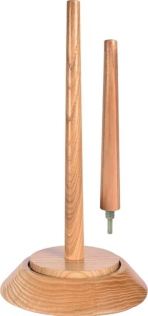 BarvA Big Yarn Ball Holder Set One Lb Cupcake Spindle Sewing Thread Base Fiber Crocheting Tool Wool Skein Cord Organizer R...