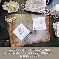 Vista 5 de Tarot Spread Deck: 82 Question Cards for Clarity and Impact. Learning Tarot Tool, Craft Spreads Intuitively, Journal prompts, Oracle Deck, Spiritual