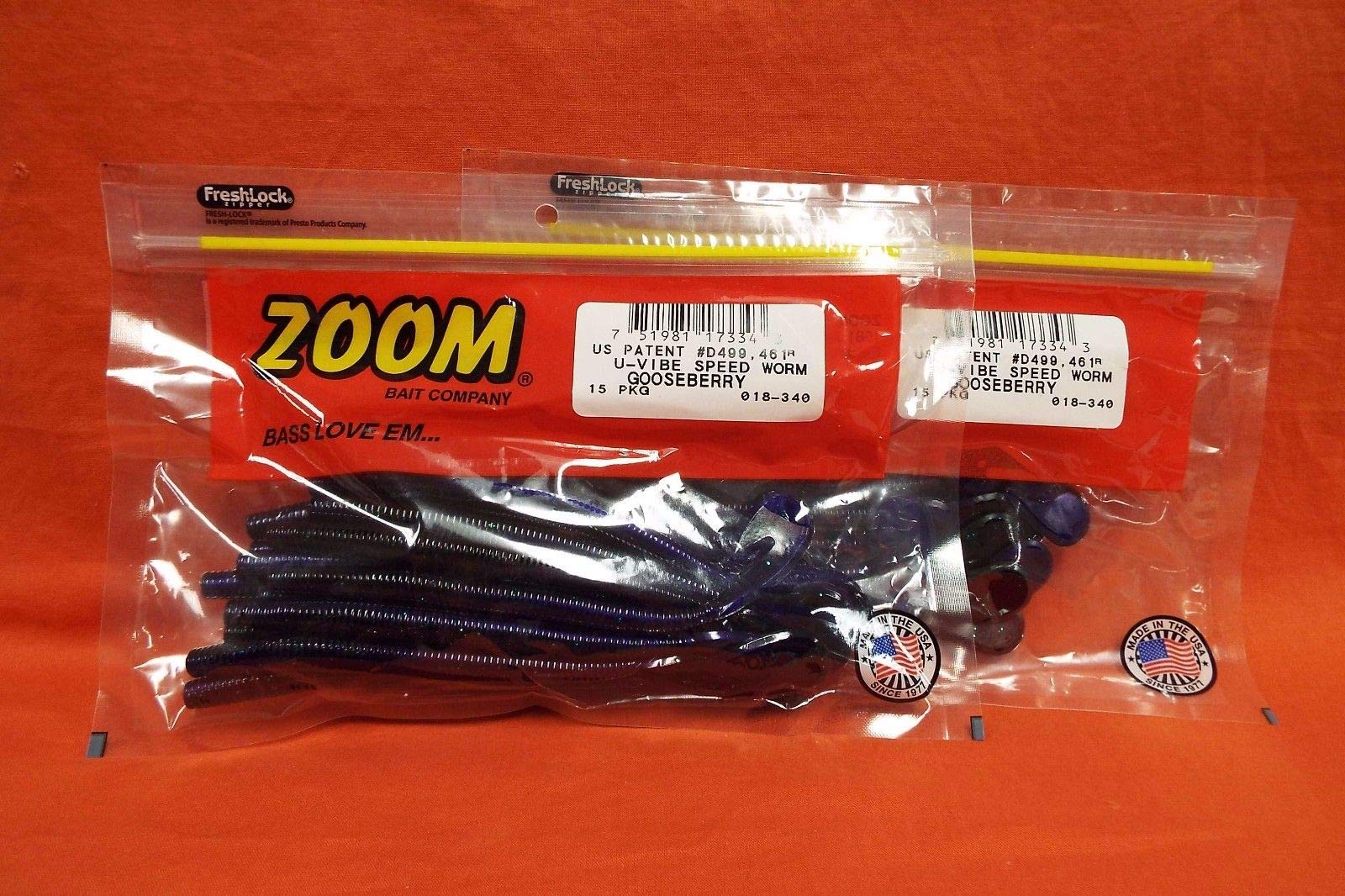 ZOOM Ultra Vibe Speed Worm - Señuelo de pesca de plástico suave impregnado de sal para róbalo de 6 pulgadas