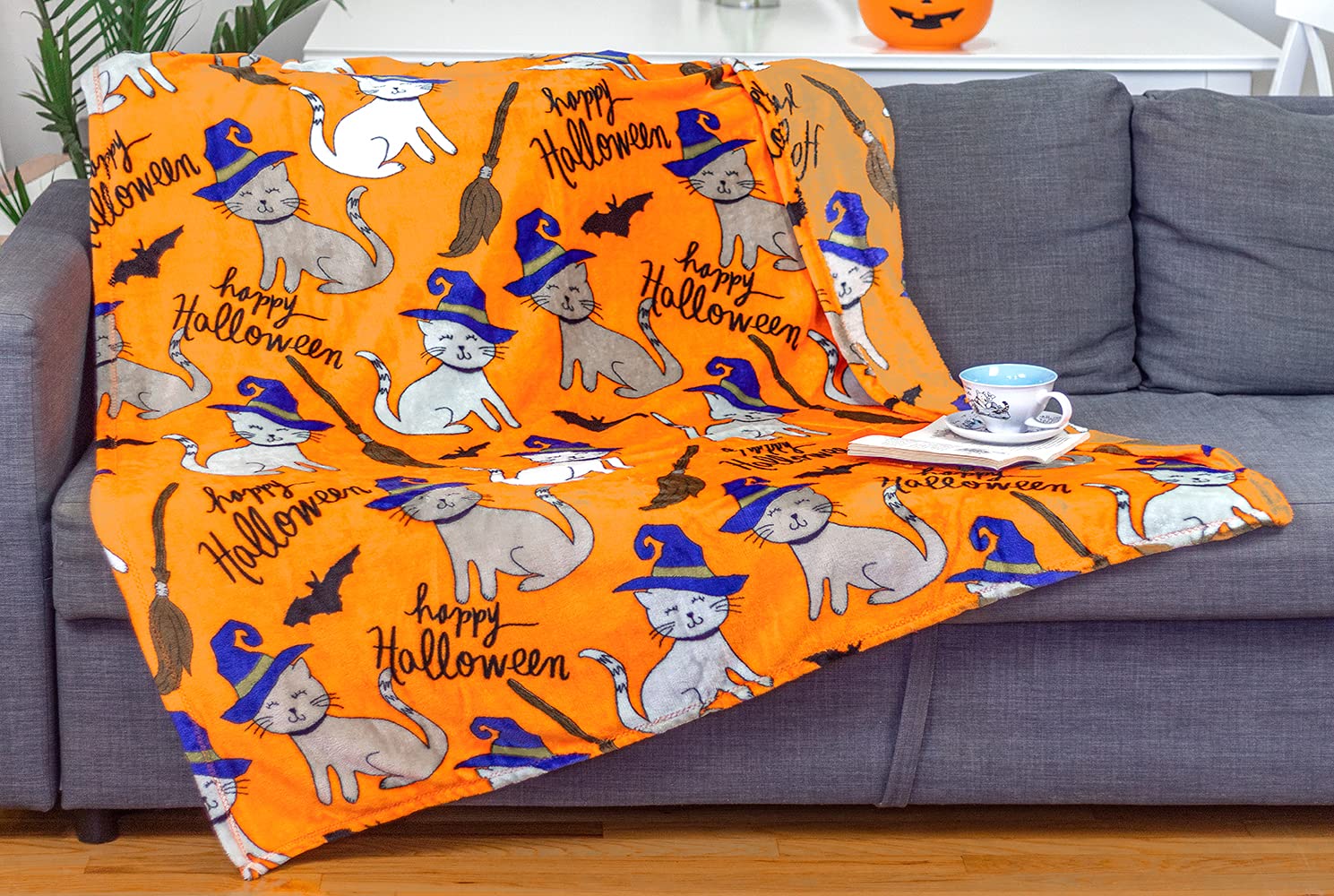 Fall Cat Throw Blanket lagoagrio.gob.ec