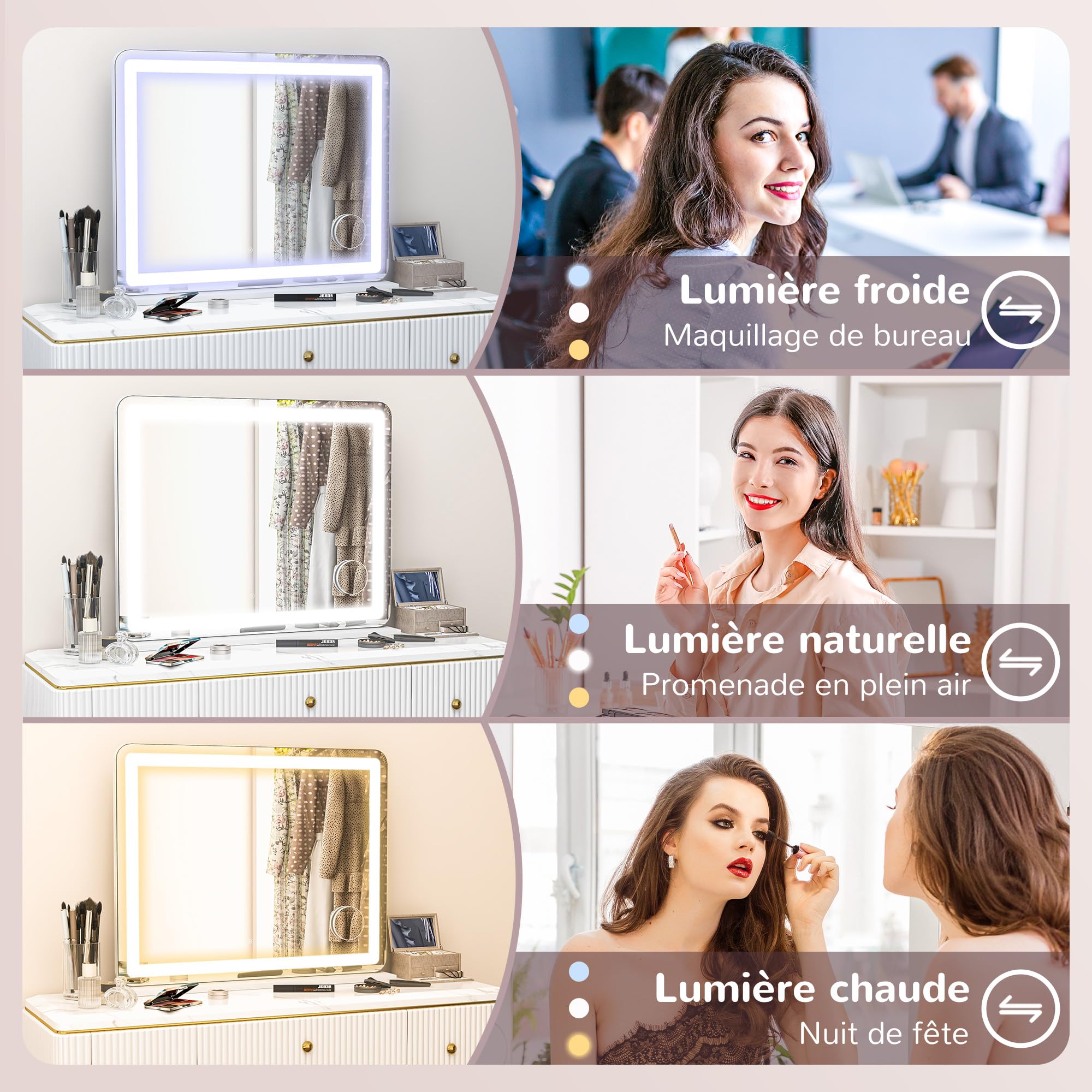 De 5 beste make-up spiegels met licht getest en beoordeeld