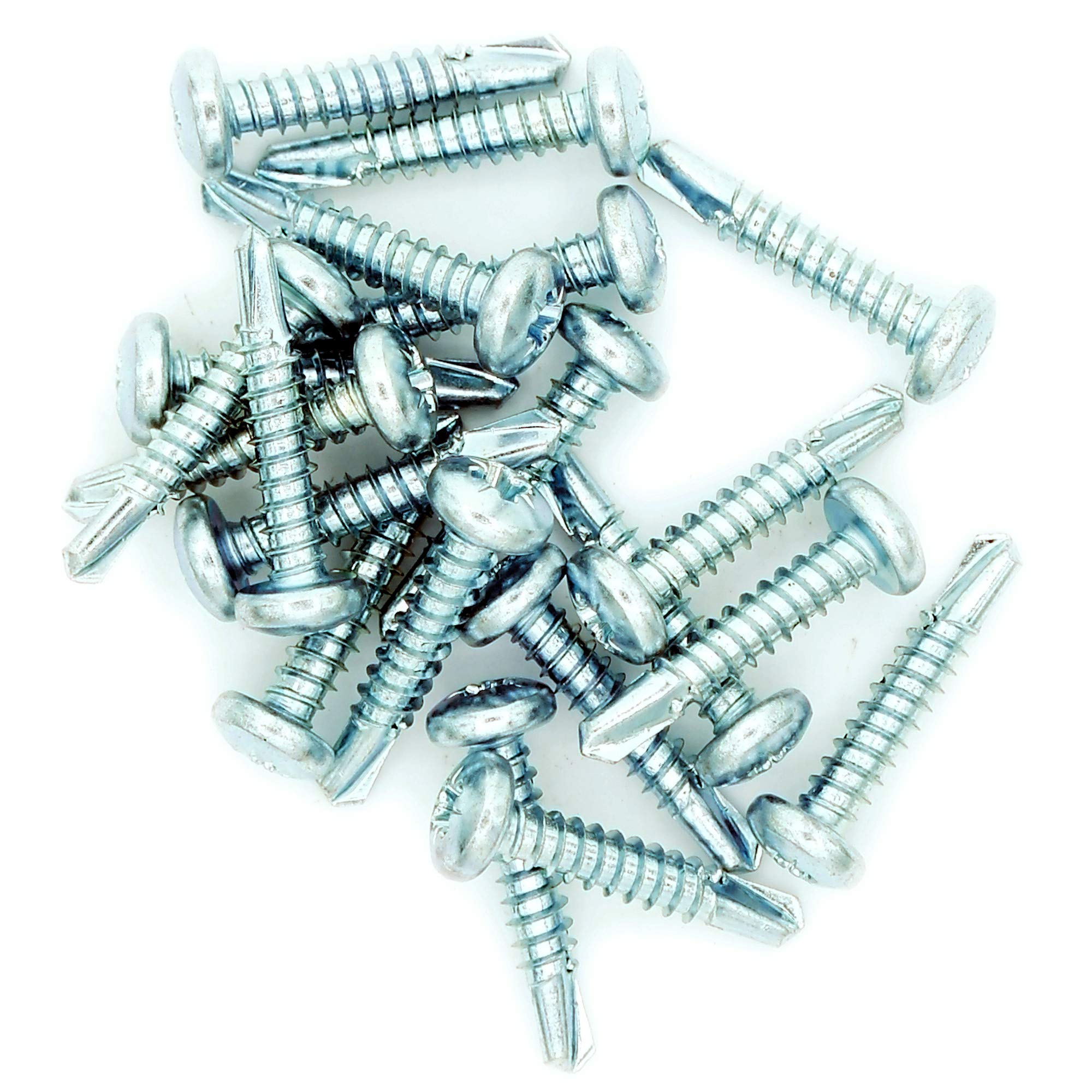 Singularity Supplies M3.5 (3.5Mm X 19Mm) Pozi Pan Self-Drilling Screw - Steel (Pack Of 20)