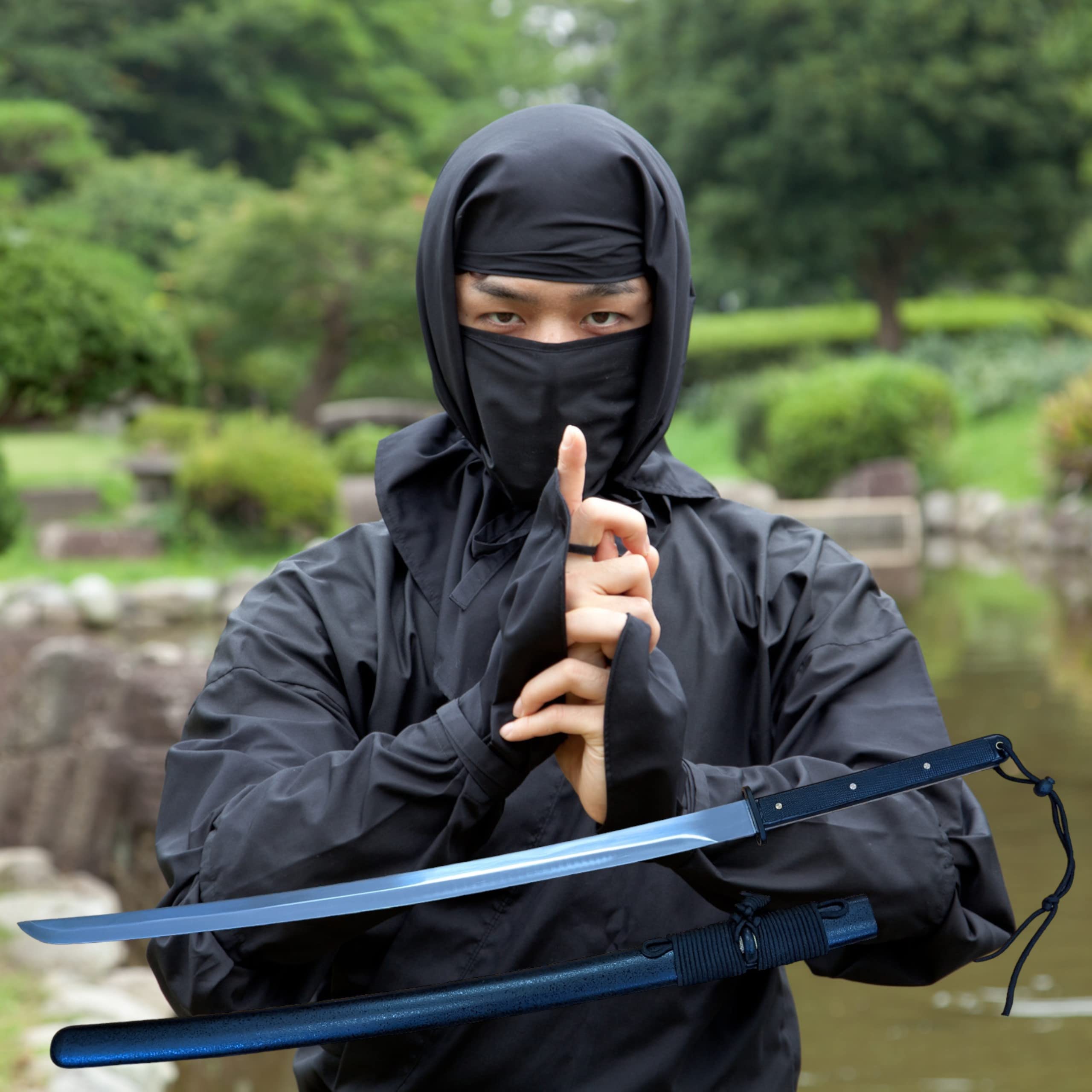 Japanisches Katana Schwert 95 cm Samurai Schwert Echt Stahl 1045 Full Tang Konstruktion mit Scheide