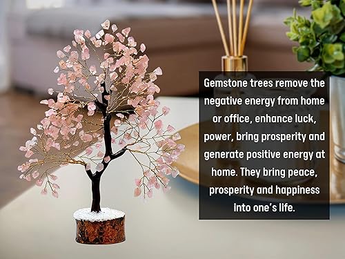 Vista 85 de Árbol de la vida de cristal curativo natural de piedra lunar blanca, Feng Shui, árbol de la vida de la fortuna para decoración del hogar