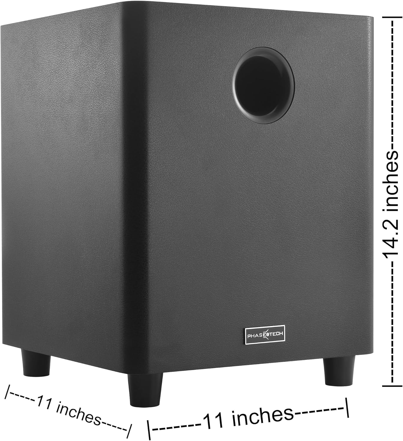 8 Inch Passive Subwoofer, 100W Power Heavy Bass Powerful Sound Synthetic Fiber Wood Material, Passive Speaker for Home Theater