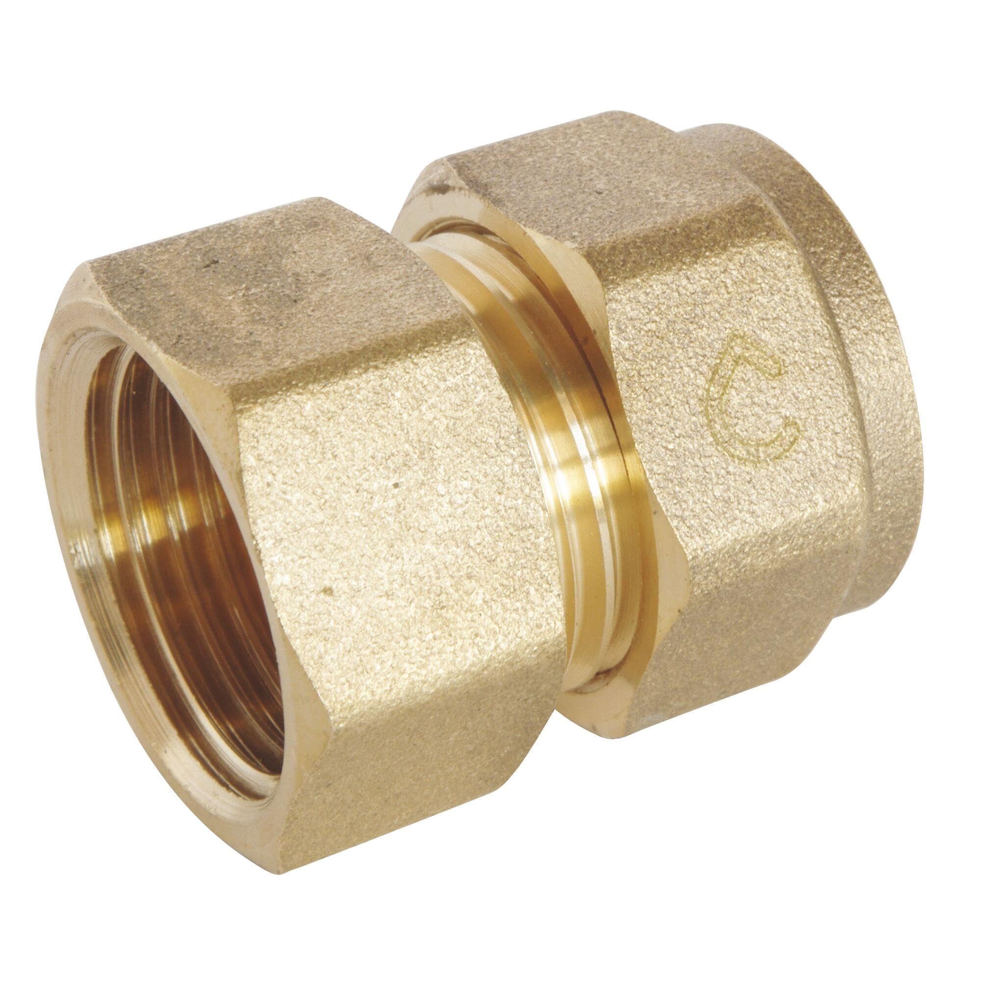 BT SELECTION Female Compression Reducing Coupler - PEX/Diameter 16-15 X 21 (1/2 Inch)