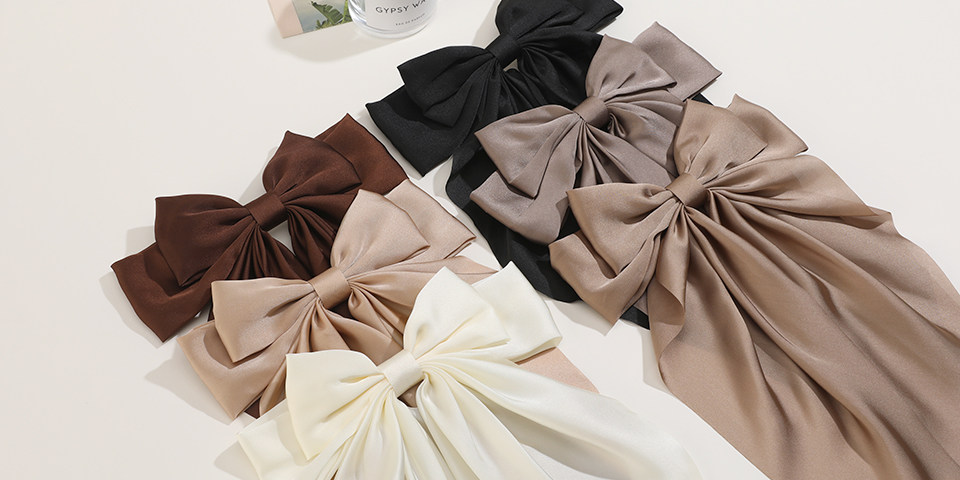 Amazon.com : 6 PCS Hair Bows for Women, Big Bow Hair Clips  display picture 2