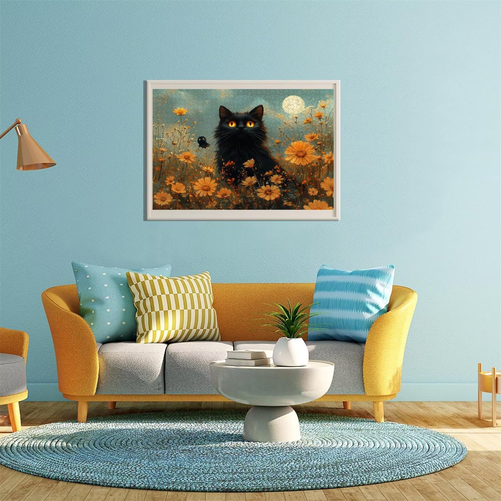 Puzzle Erwachsene 2000 Teile Katze Blume Educa Jigsaw für Kinder ab 8 Jahren Mädchen Jungen, Erwachsene Impossible Klassische Puzzles Schwer, Anspruchsvoll Spielspaß, Als Geschenke 70x99cm t-688