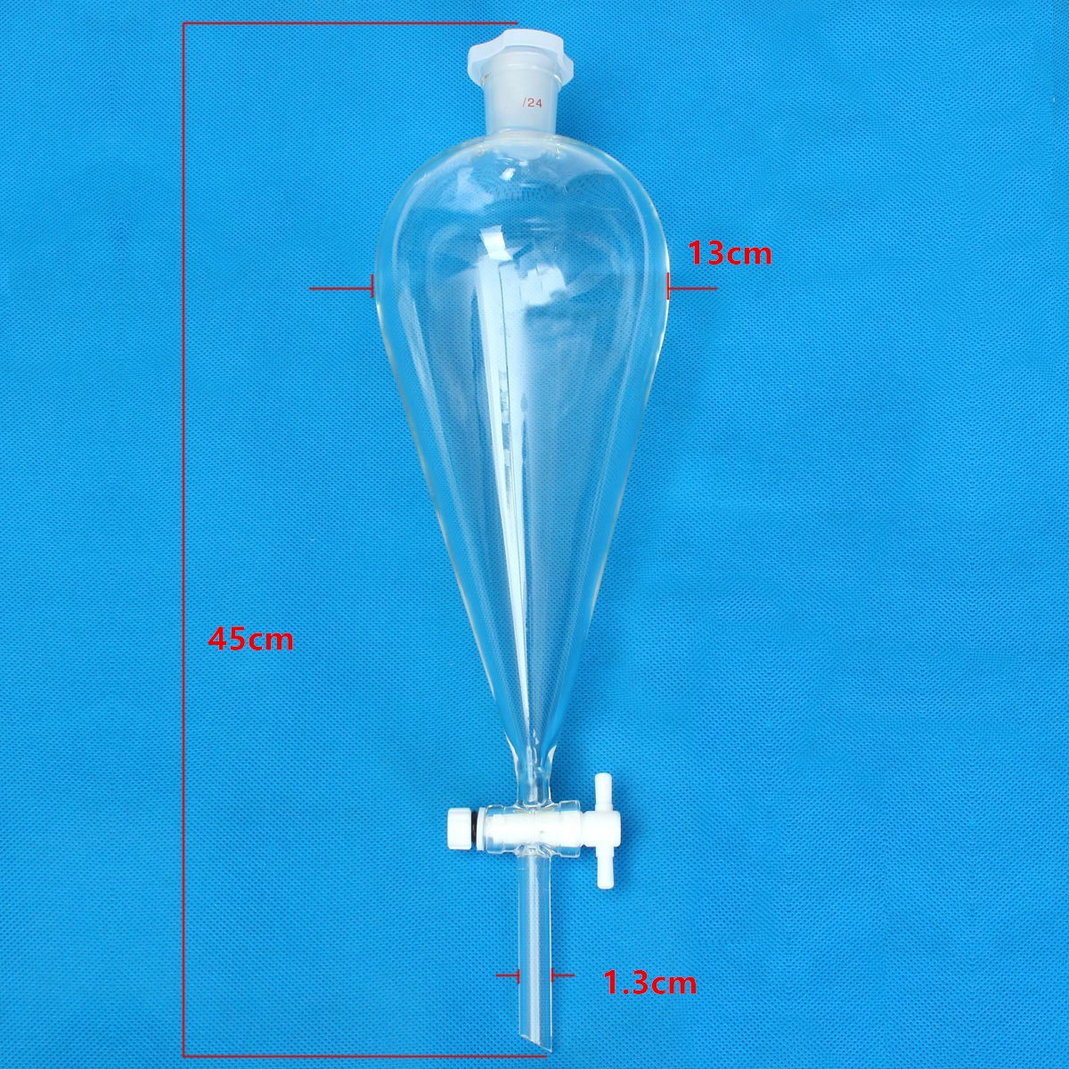 EsportsMJJ 1000Ml Glas Abscheide Trichter Mit Ptfe Hahn Labor Labor