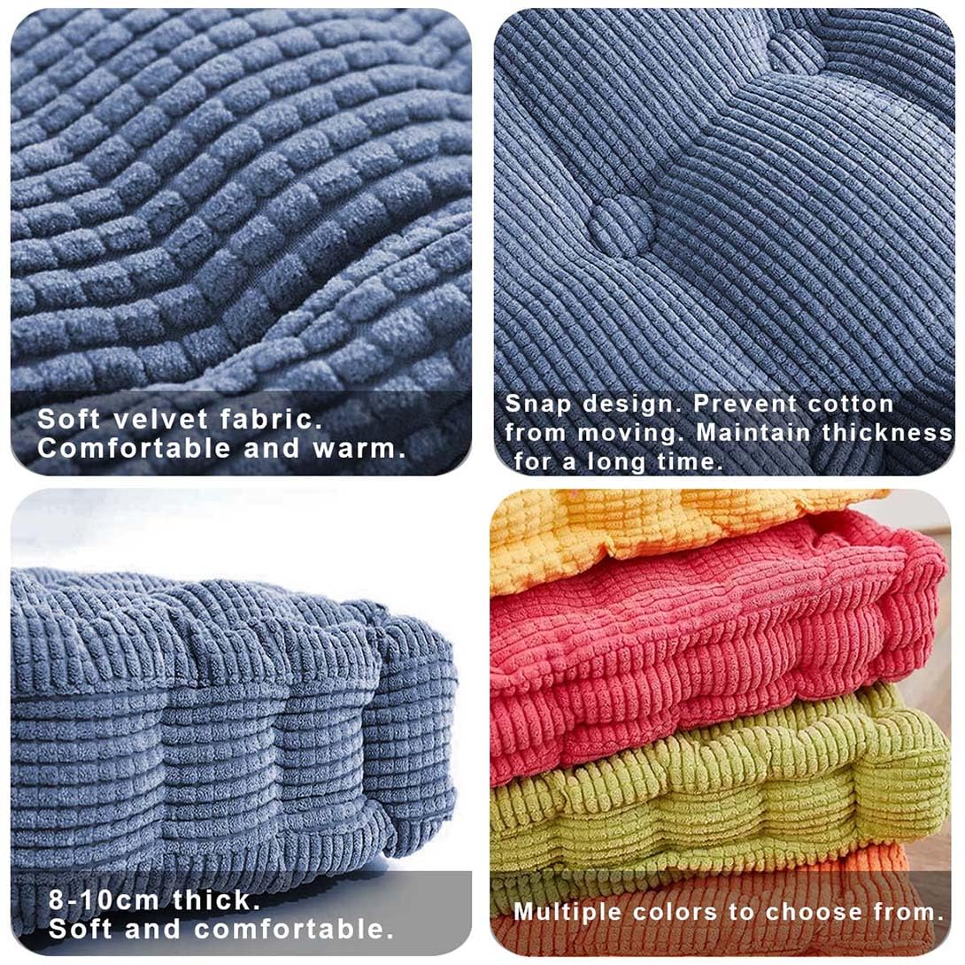 Cuscino per panca da interni in cotone, per divano a 2/3 posti, morbido e confortevole, per casa, giardino, patio, altalena, materasso spesso da pavimento, lunghezza 100 / 120 cm (60 x 35 cm