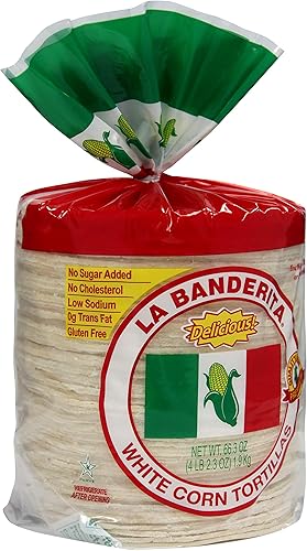 Miniatura 2 de La Banderita Tortillas de maíz blanco  Tamaño de 5.5 pulgadas  80 unidades cada paquete  Paquete de 6 unidades