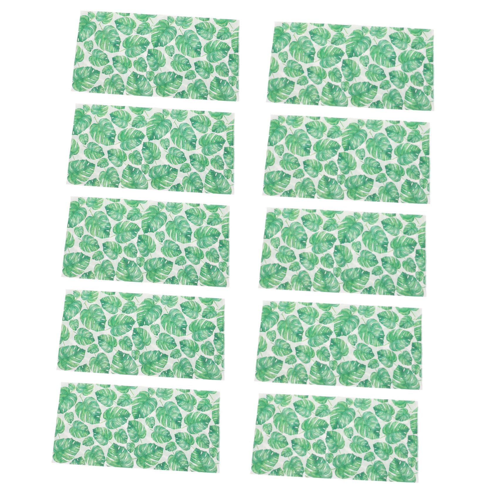 Healeved 4piezas Servilletas Decorativas De Fiesta Estampado De Paquete Por Bolsa Para Celebraciones De Verano y Decoración De Eventos