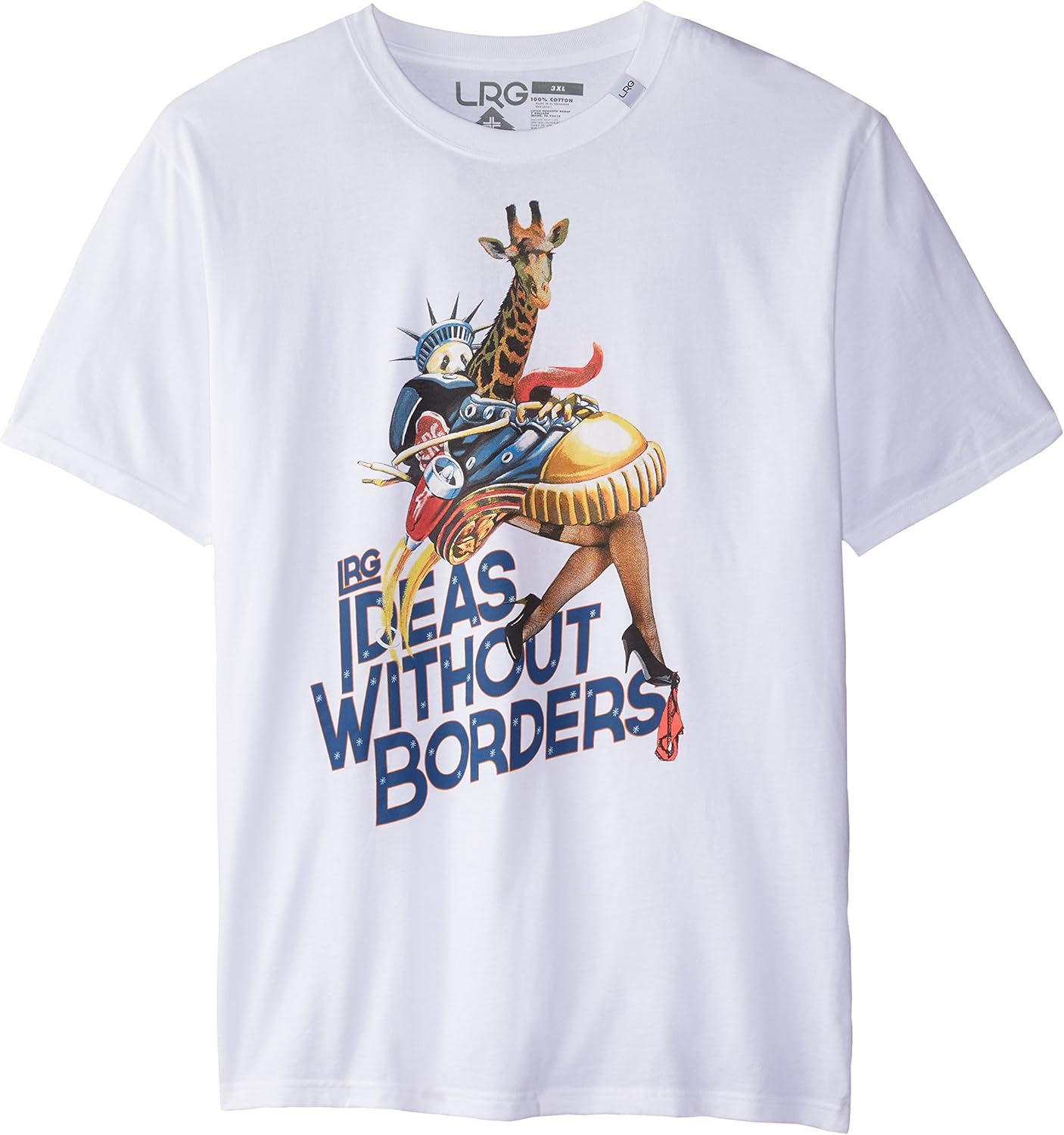 LRG Men's Big-Tall Ideas with Oborderst-Shirt Big and Tall