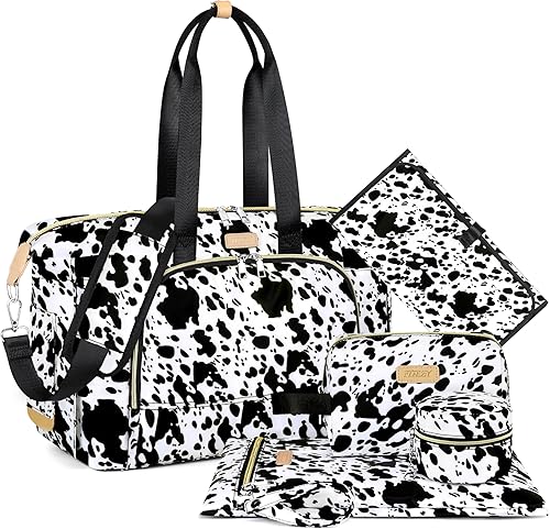 Miniatura 8 de ITIEZY Bolsa de pañales para bebé  Bolsa grande para mamá con cambiador portátil para chupete, bolsas de hospital, bolsa de viaje para bebé