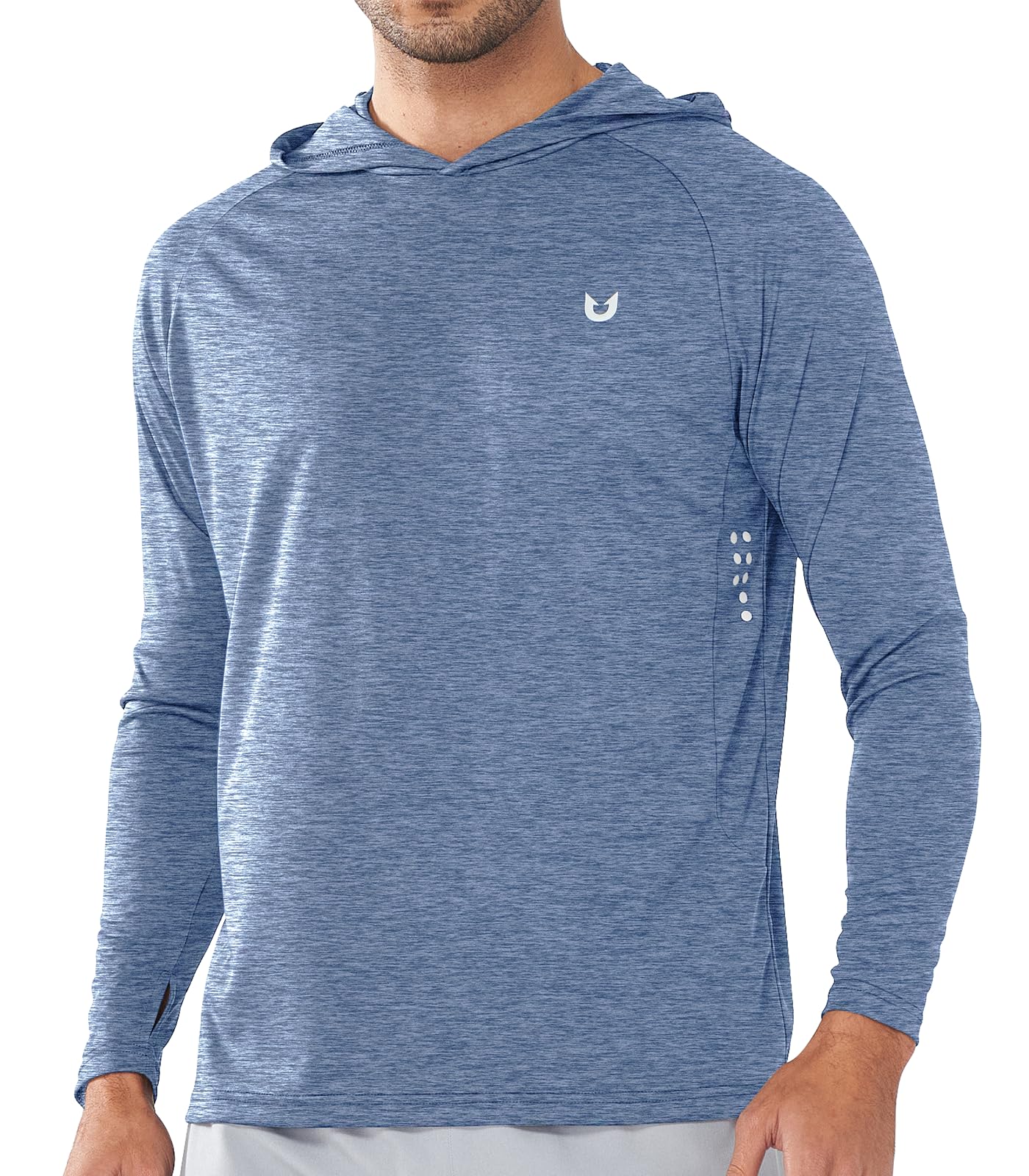 NORTHYARD Men's UPF 50+ Hoodie Shirts Long Sleeve Sun Protection Fishing Swim Beach UV SPF Rash Guard Quick Dry Lightweight